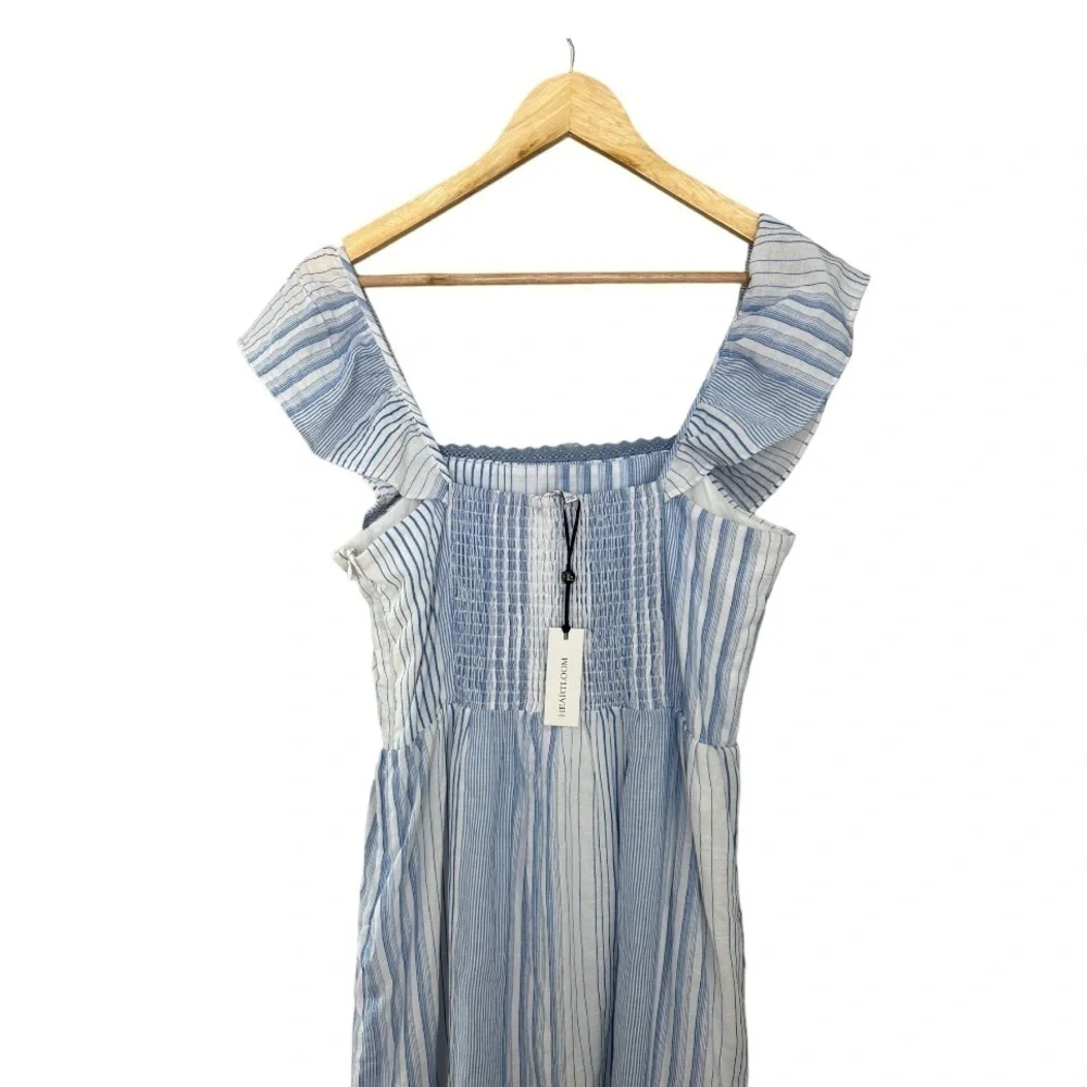 Heartloom Spencer Stripe Lace & Ruffle Sun Dress M - Picture 9 of 10